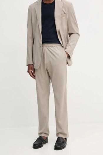 Vlnené nohavice BARENA VENEZIA Camicia Mola pánske, béžová farba, strih chinos, PAU5082.478