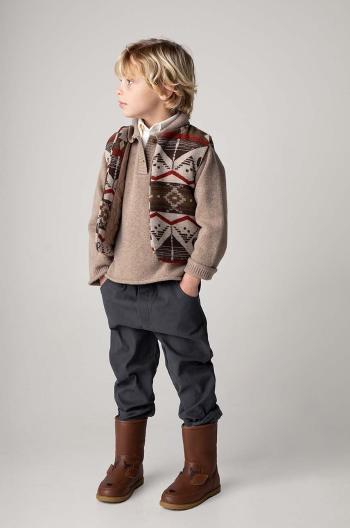 Detské nohavice Donsje Olb Trousers čierna farba, jednofarebné, 4089500