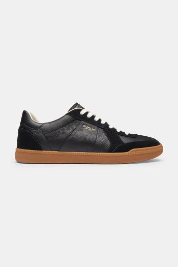 Kožené tenisky Coach Ellis Sneaker čierna farba, CAQ34