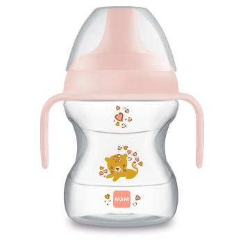 MAM Hrnček learn to drink cup holka 6m+ 190 ml