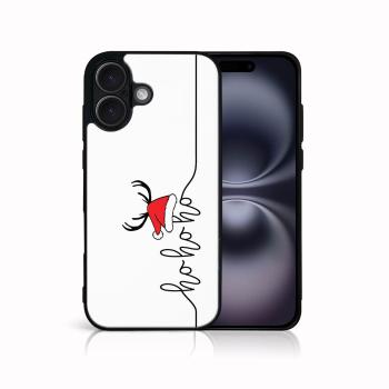 MY ART Kryt s vianočným dizajnom Apple iPhone 16 Plus HOHOHO (073)
