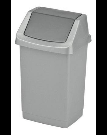 CURVER Cos de gunoi "CLICK-IT" 50 L argintiu/grafit