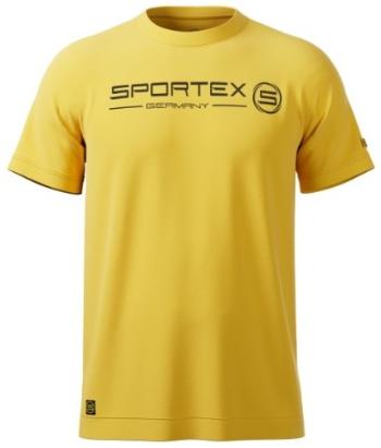 Sportex rybárske tričko t-shirt žlté s logom - xl