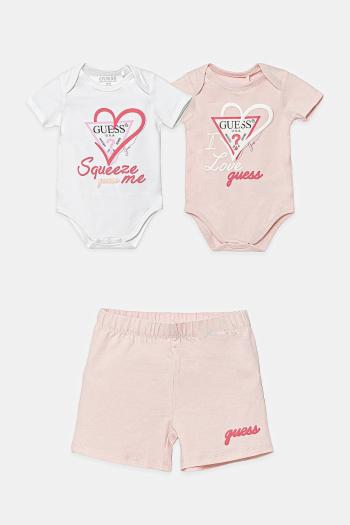 Sada pre bábätká Guess ružová farba, H5GW04 K6YW1