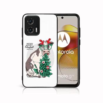 MY ART Kryt s vianočným dizajnom Motorola Moto G73 5G MERRY CHRISTMAS (074)