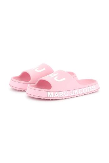 Detské šľapky Marc Jacobs ružová farba, W60529
