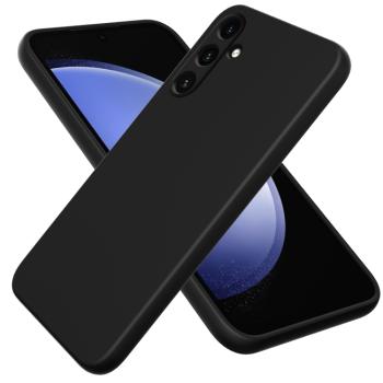 RUBBER Ochranný kryt pre Samsung Galaxy A55 5G čierny