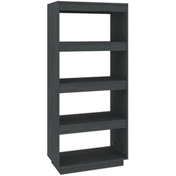 Shumee deliaca stena sivá 60 × 35 × 135 cm masívna borovica, 810871