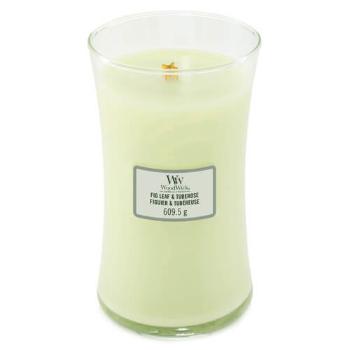 WoodWick Vonná sviečka váza Fig Leaf & Tuberose 609,5 g