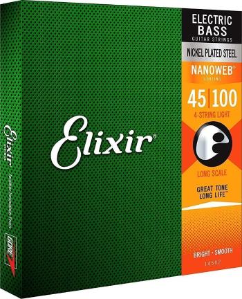 Elixir 14052 Bass Nanoweb Struny pre basgitaru