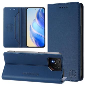 RINA Zaklápacie puzdro pre Asus ROG Phone 9 / ROG Phone 9 Pro tmavomodré