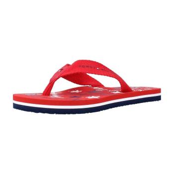 Tommy Hilfiger  STARS PRINT FLIP FLOP  Žabky Červená