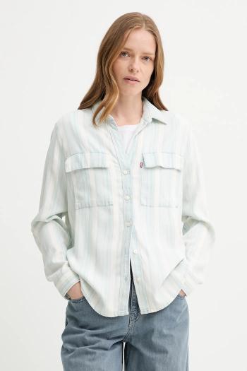 Košeľa Levi's voľný strih, s klasickým golierom