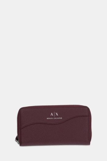 Peňaženka Armani Exchange dámska, hnedá farba, 948068 CC783