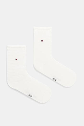 Ponožky Tommy Hilfiger 2-pak dámske, béžová farba, 100001494