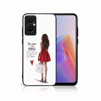 MY ART Ochranný obal Oppo Reno7 Lite 5G RED DRESS (137)