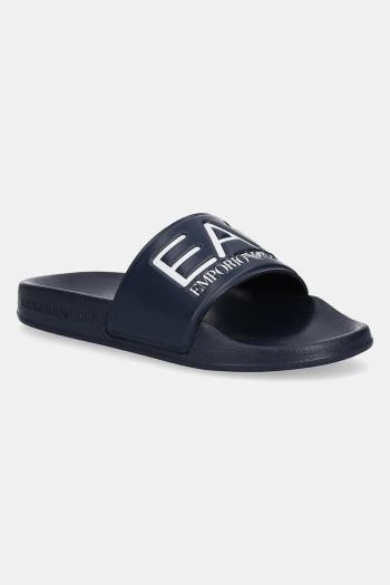 Detské šľapky EA7 Emporio Armani tmavomodrá farba, 7Y000037 AF15118