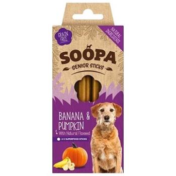 Soopa Dentálne tyčinky Senior s banánom a tekvicou 100 g (5060289921033)
