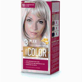 Farba na vlasy - škandinávsky blond č.18 Aroma Color