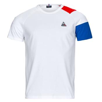 Le Coq Sportif  BAT Tee SS N°1 M  Tričká s krátkym rukávom Biela