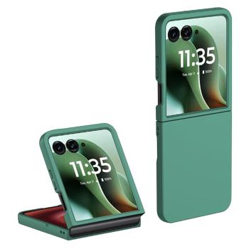 PLASTIC Ochranný plastový kryt pre Motorola Razr 60 Ultra tmavozelený
