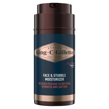 Gillette Hydratačný krém na tvár a strnisko King C. (Face & Stubble Moisturizer) 100 ml