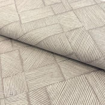 Dekoračná látka Linenlook Line Diagonal Patchwork linen