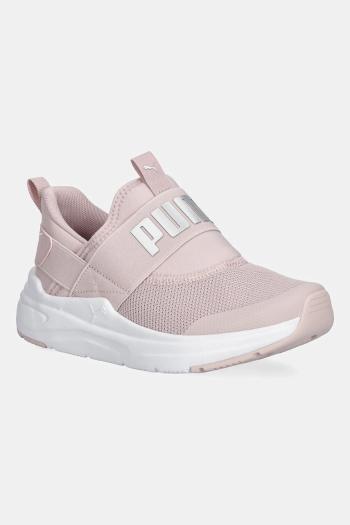 Detské tenisky Puma Softride Wired 2 SLIPTECH Jr ružová farba, 402831