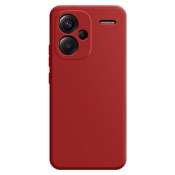 RUBBER Ochranný kryt Xiaomi Redmi Note 13 Pro+ 5G tmavočervený