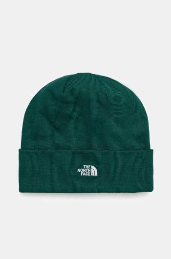 Čiapka The North Face Norm Beanie zelená farba, z tenkej pleteniny, NF0A5FW1NL11