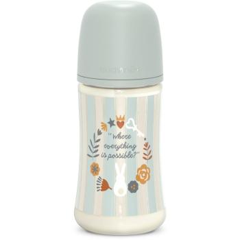 Suavinex Wonderland SX Pro Physiological Anti-Colic dojčenská fľaša M Medium Flow 3 m+ Green 270 ml