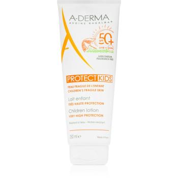 A-Derma Protect Kids Children Lotion ochranné opaľovacie mlieko pre deti SPF 50+ 250 ml