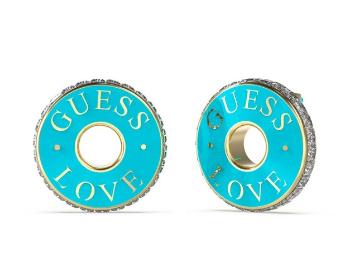 Guess Originálne pozlátené náušnice Love Guess JUBE04084JWYGTQT/U