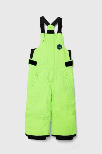 Detské lyžiarske nohavice Quiksilver BOOGIE KIDS PT SNPT zelená farba