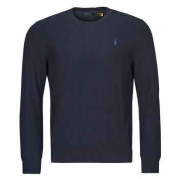 Polo Ralph Lauren  PULL COL ROND EN COTON TEXTURE  Svetre Námornícka modrá