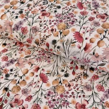 Úplet Fragrant meadow off white digital print