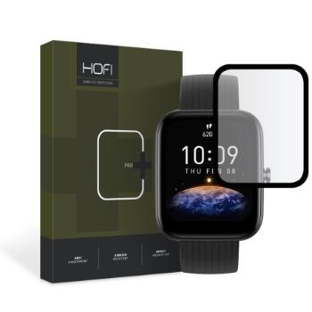 HOFI Hybrid ochranné sklo na Amazfit Bip 3 / 3 Pro, čierne