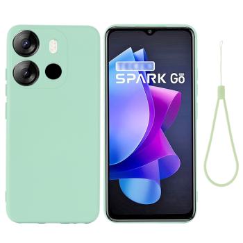 RUBBER Ochranný kryt pre Tecno Spark Go 2023 zelený