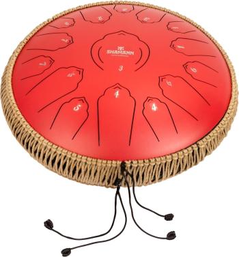 Shamann 14" 15 Notes C Major Red Tongue Drum