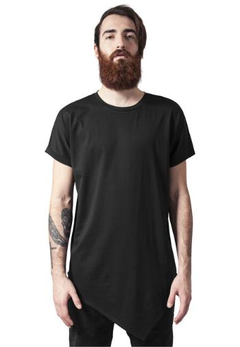 Urban Classics Asymetric Long Tee black - XS