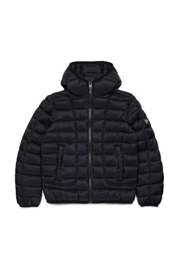 Detská bunda Diesel JWSTONE JACKET čierna farba, J02425