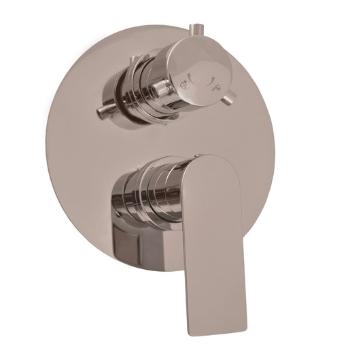 Sprchová a vaňová batéria RAV SLEZÁK Nil vrátane podomietkového telesa metal grey NL186KMGL