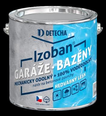 DETECHA Izoban - syntetická farba na betón 0,8 kg ral 9003 - biela signálna