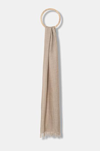 Vlnený šál Weekend Max Mara KEN béžová farba, jednofarebný, 2525546044600
