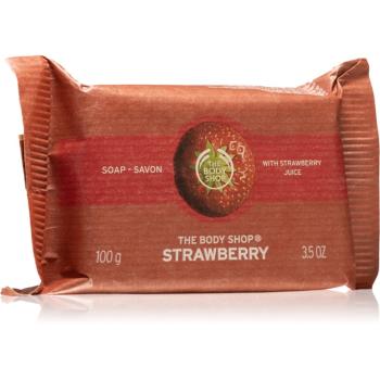 The Body Shop Strawberry Soap prírodné tuhé mydlo 100 g