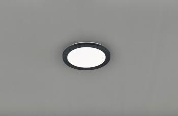 LED stropné osvetlenie Reality Camillus čierna RE R62921532