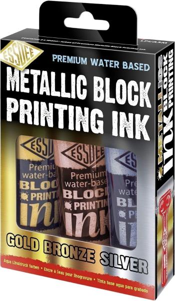 Essdee Block Printing Ink Farba na linoryt Metalický 3 x 300 ml