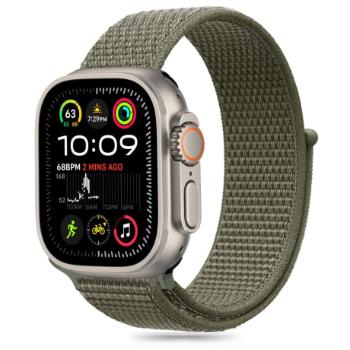 Tech-Protect Nylon remienok na Apple Watch 44/45/46/49mm, cargo khaki