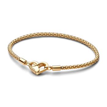 Pandora Pozlátený retiazkový náramok Shine Moments 562731C00 17 cm