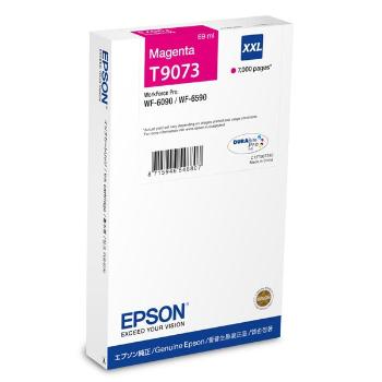 Epson originál ink C13T907340, T9073, XXL, magenta, 69ml, Epson WorkForce Pro WF-6090DW, purpurová